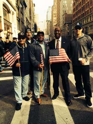 Samaritan Village Veterans Volunteer on Veterans Day