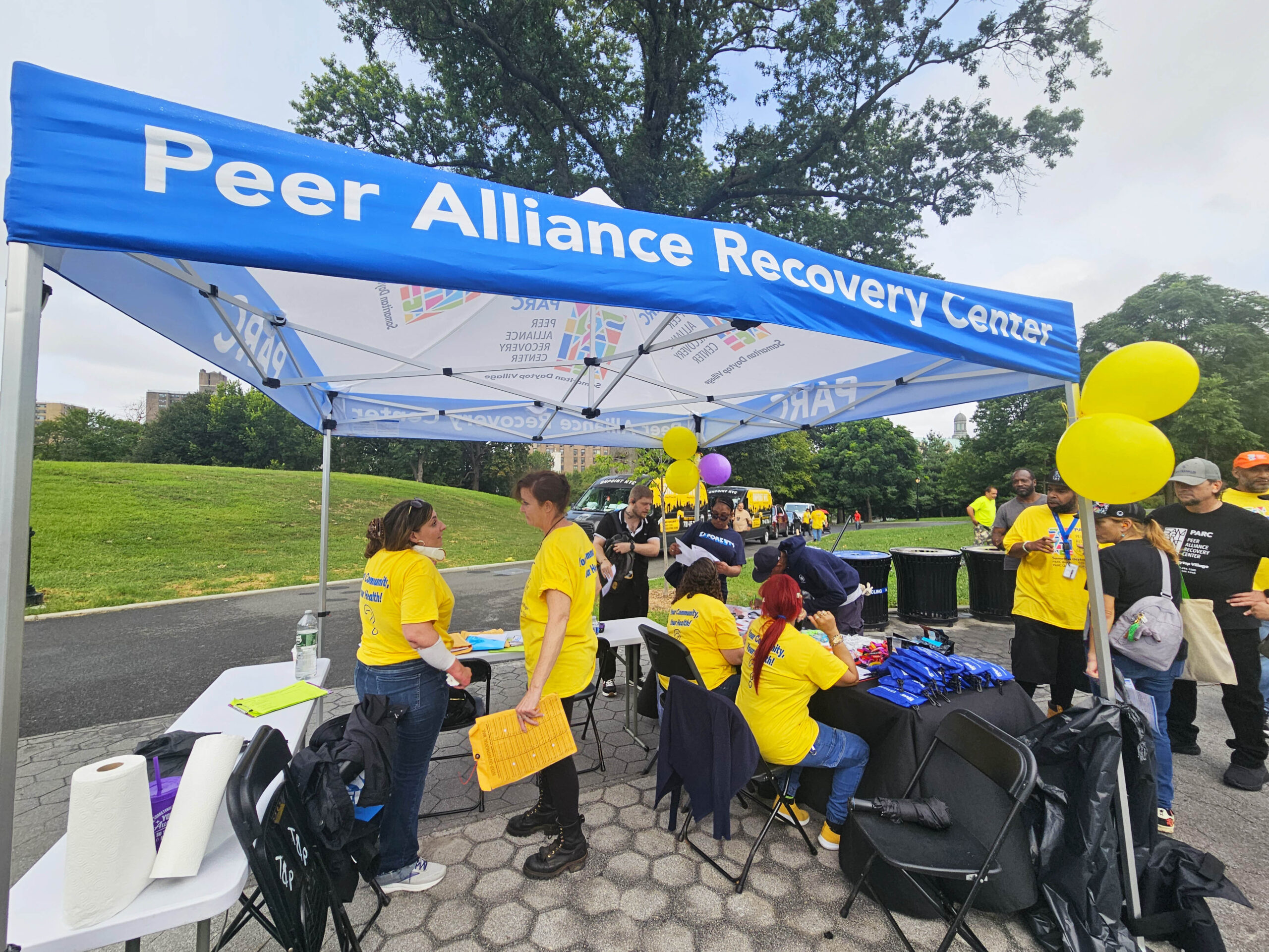 Peer Alliance Recovery Center at the 3rd Annual Bronx Community Fair